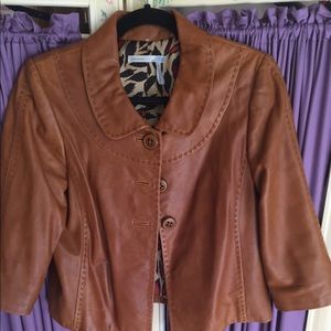 Classiques butter leather jacket